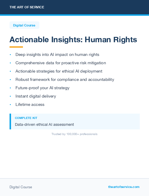 Actionable Insights: Human Rights