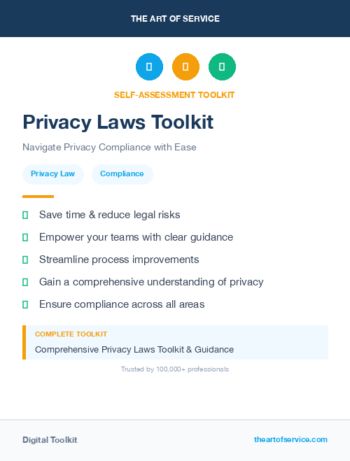 Privacy Laws Toolkit