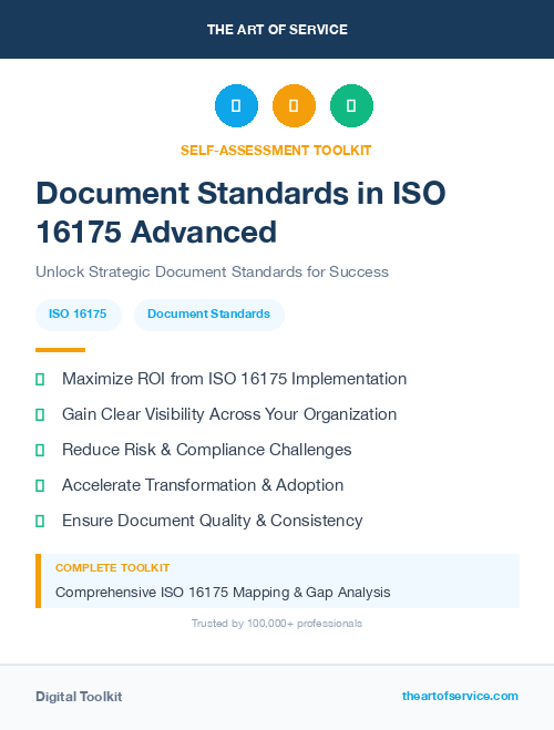 Document Standards in ISO 16175 Advanced