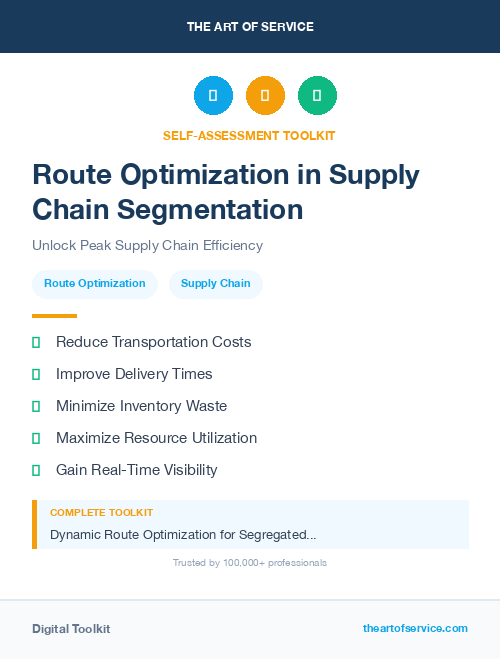 Route Optimization in Supply Chain Segmentation