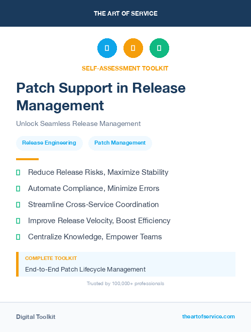 Patch Support in Release Management