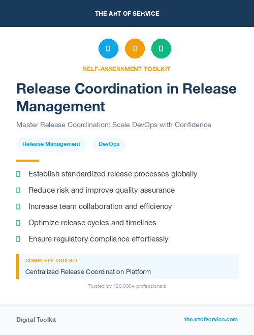 Release Coordination in Release Management