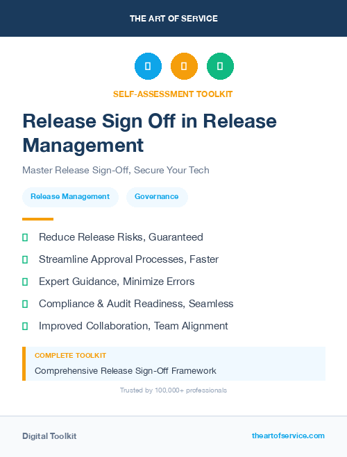 Release Sign Off in Release Management