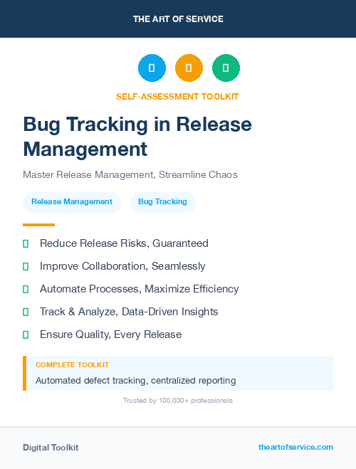 Bug Tracking in Release Management