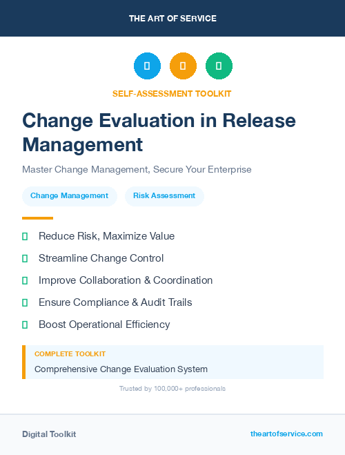 Change Evaluation in Release Management