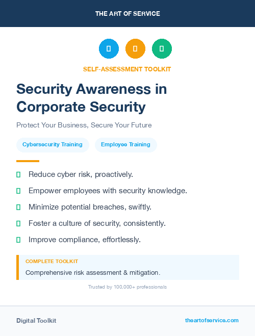 Security Awareness in Corporate Security