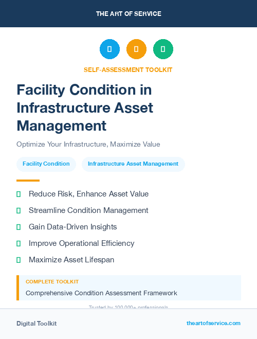 Facility Condition in Infrastructure Asset Management