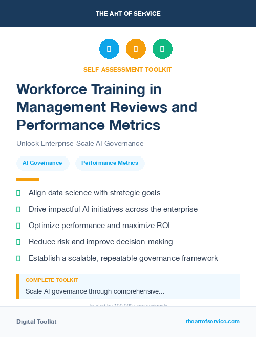 Workforce Training in Management Reviews and Performance Metrics