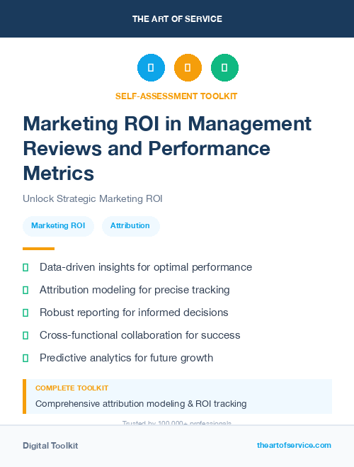 Marketing ROI in Management Reviews and Performance Metrics
