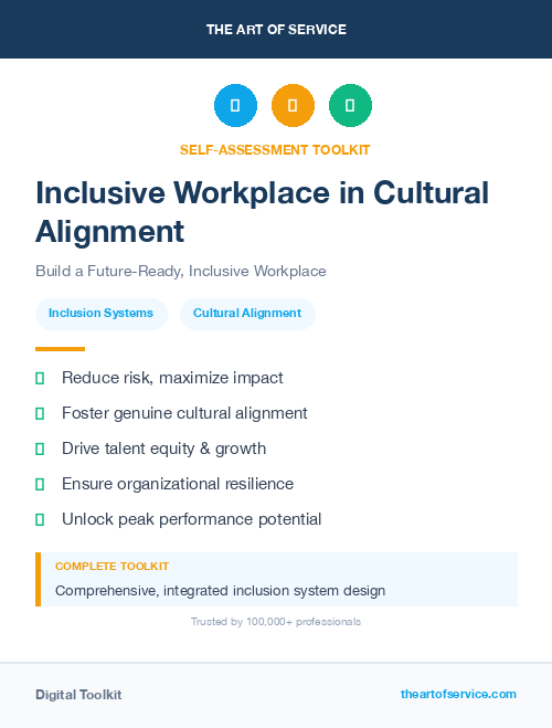 Inclusive Workplace in Cultural Alignment