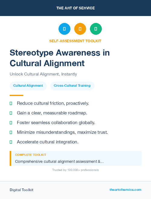 Stereotype Awareness in Cultural Alignment
