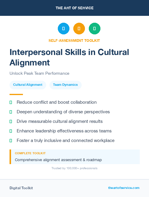 Interpersonal Skills in Cultural Alignment