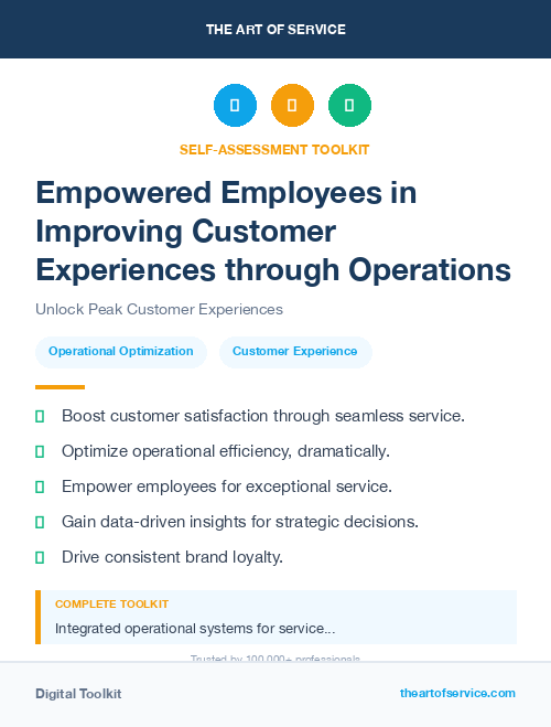 Empowered Employees in Improving Customer Experiences through Operations
