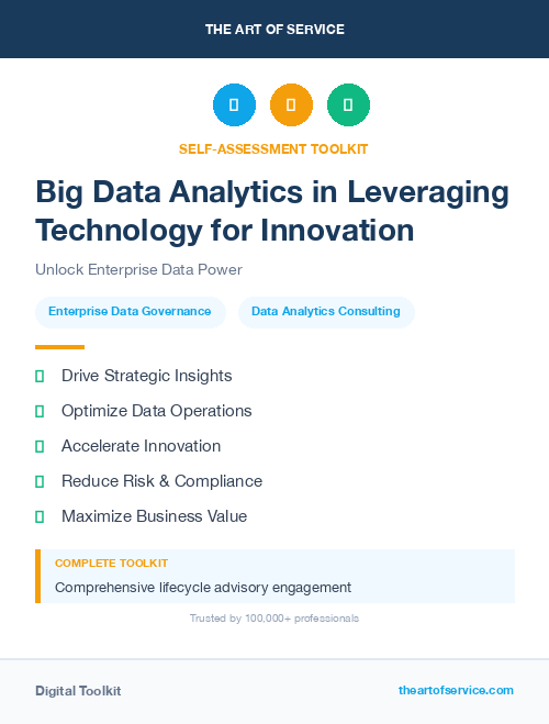 Big Data Analytics in Leveraging Technology for Innovation