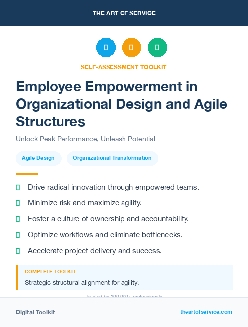 Employee Empowerment in Organizational Design and Agile Structures