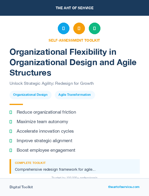 Organizational Flexibility in Organizational Design and Agile Structures
