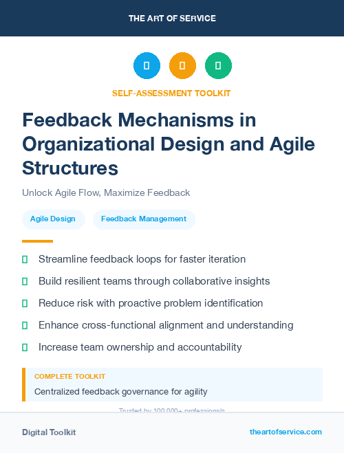 Feedback Mechanisms in Organizational Design and Agile Structures