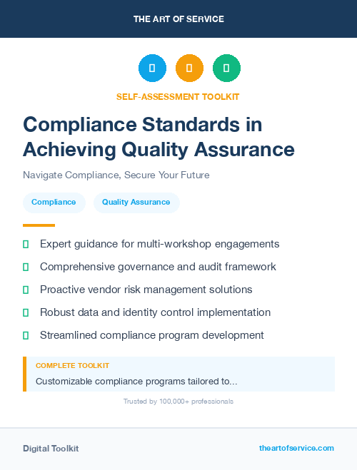 Compliance Standards in Achieving Quality Assurance