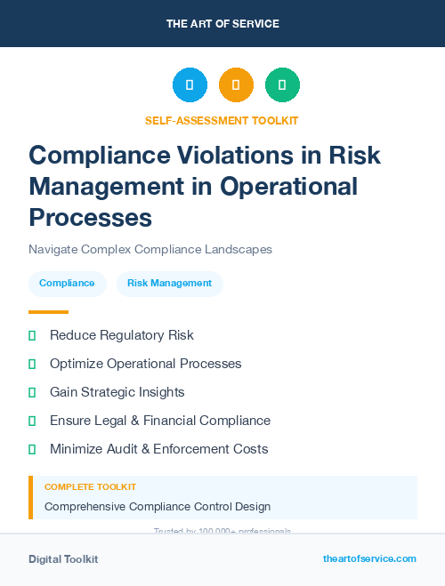 Compliance Violations in Risk Management in Operational Processes
