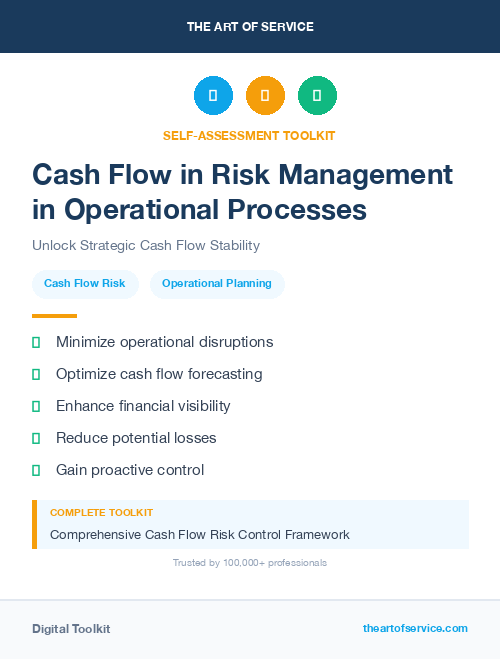Cash Flow in Risk Management in Operational Processes