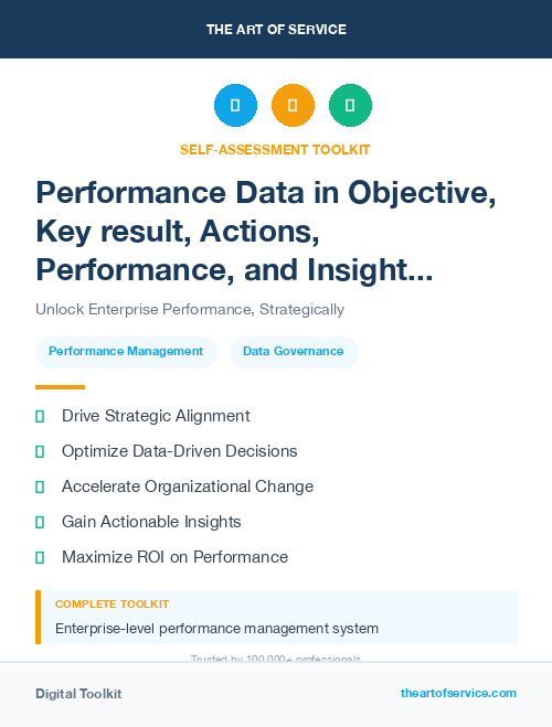 Performance Data in Objective, Key result, Actions, Performance, and Insights - OKAPI Method