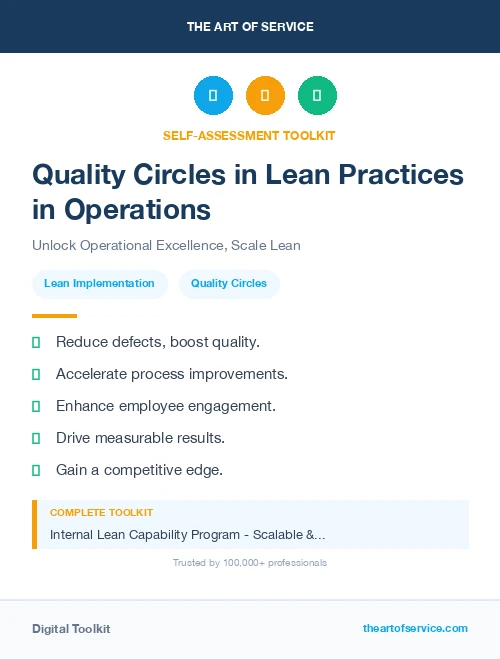 Quality Circles in Lean Practices in Operations