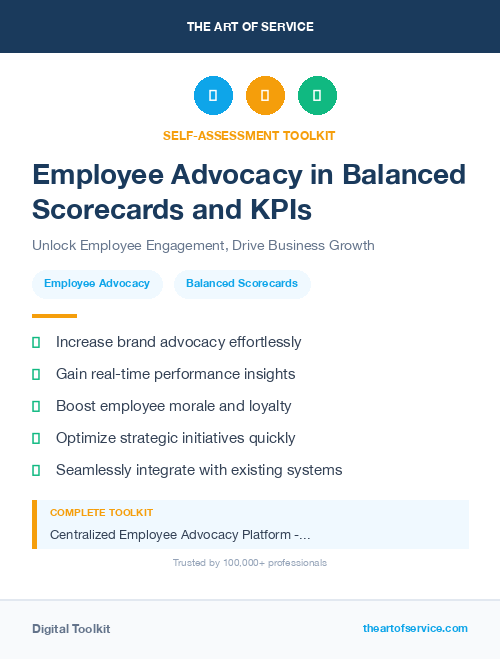 Employee Advocacy in Balanced Scorecards and KPIs