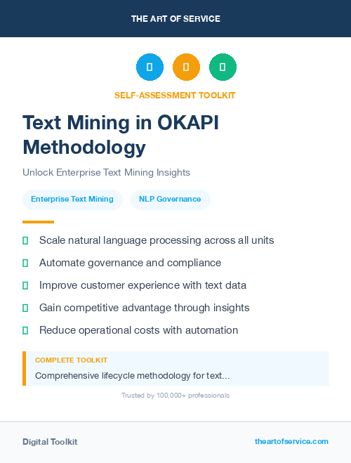 Text Mining in OKAPI Methodology