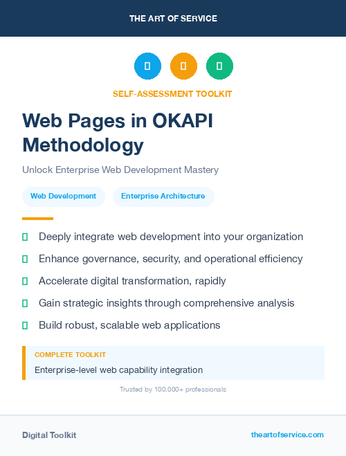 Web Pages in OKAPI Methodology