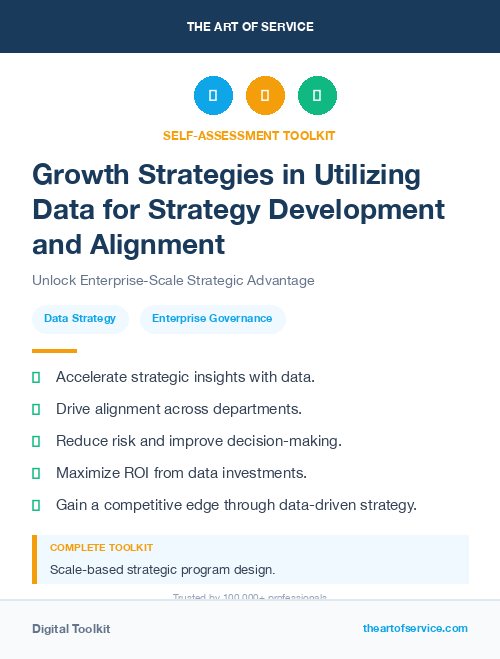 Growth Strategies in Utilizing Data for Strategy Development and Alignment