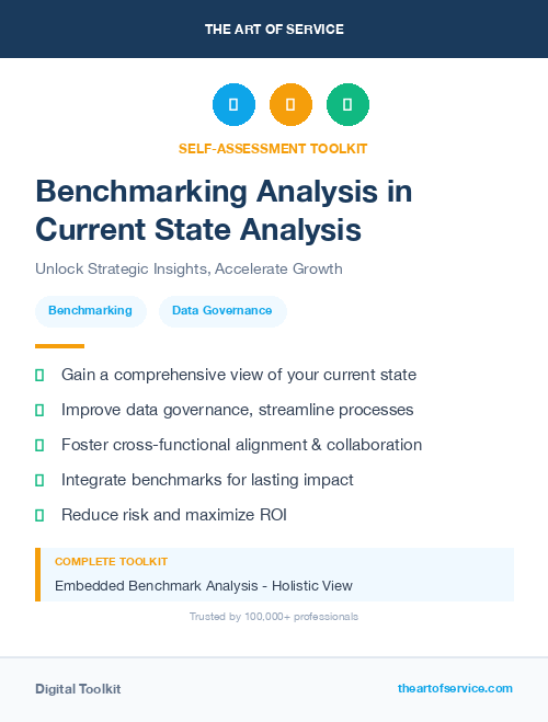 Benchmarking Analysis in Current State Analysis