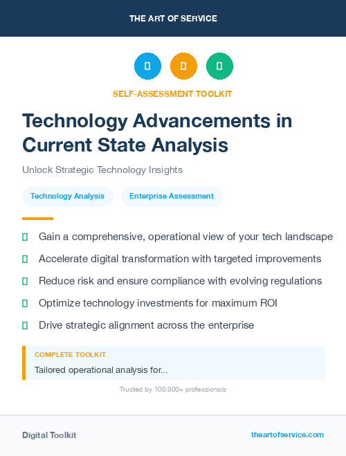 Technology Advancements in Current State Analysis