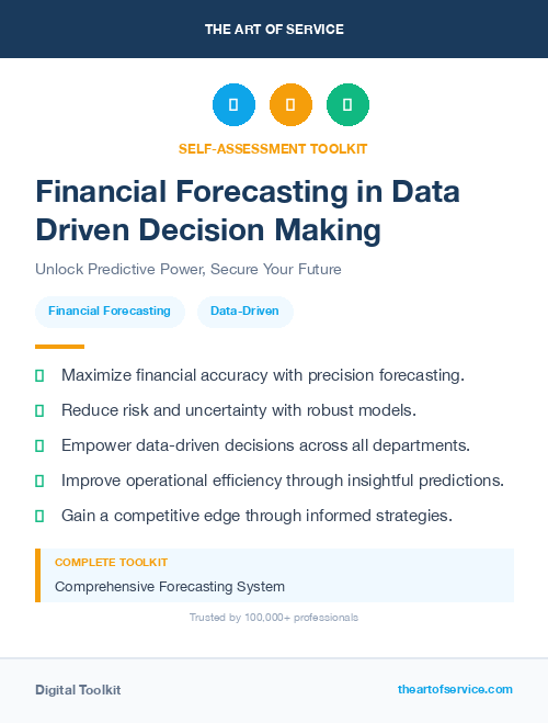 Financial Forecasting in Data Driven Decision Making