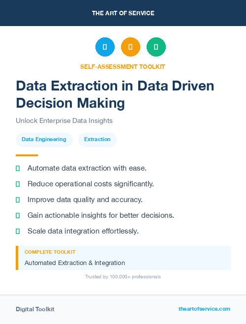 Data Extraction in Data Driven Decision Making