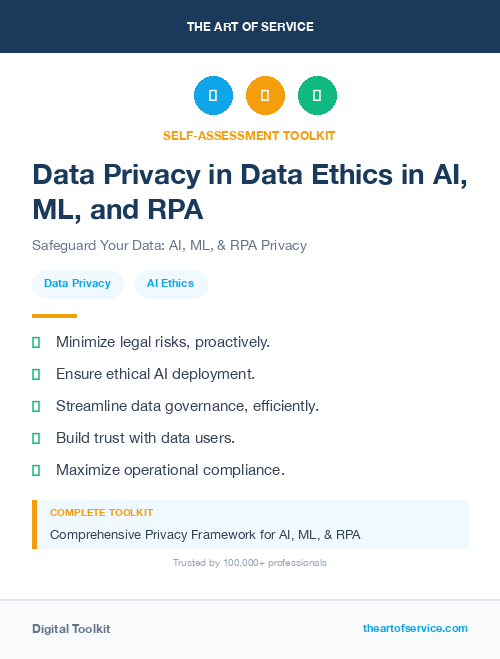 Data Privacy in Data Ethics in AI, ML, and RPA