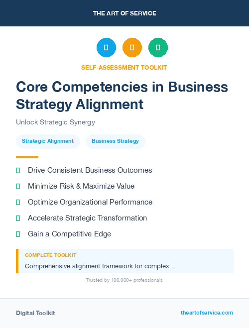 Core Competencies in Business Strategy Alignment