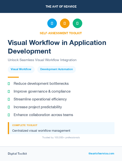 Visual Workflow in Application Development