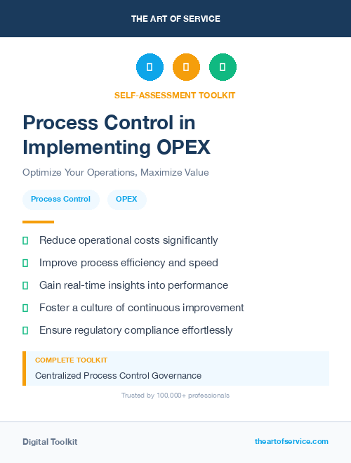 Process Control in Implementing OPEX