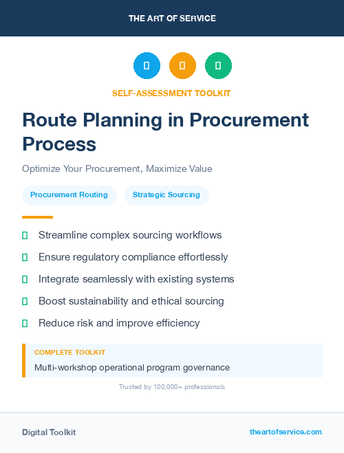 Route Planning in Procurement Process