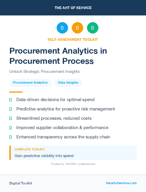 Procurement Analytics in Procurement Process