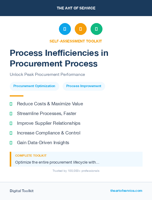 Process Inefficiencies in Procurement Process