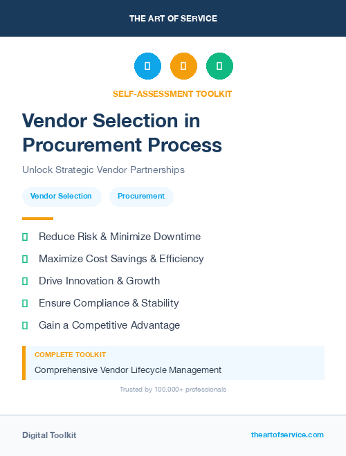 Vendor Selection in Procurement Process