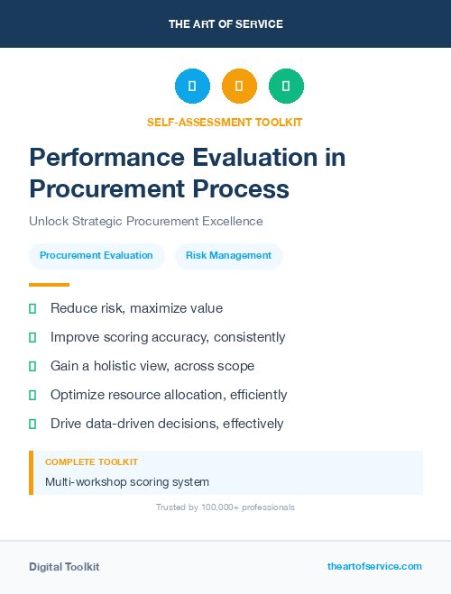 Performance Evaluation in Procurement Process