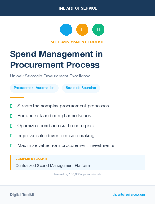 Spend Management in Procurement Process