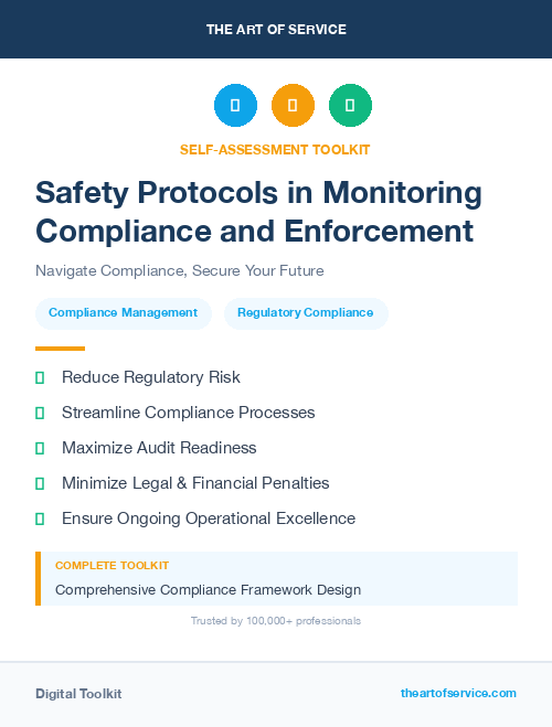 Safety Protocols in Monitoring Compliance and Enforcement