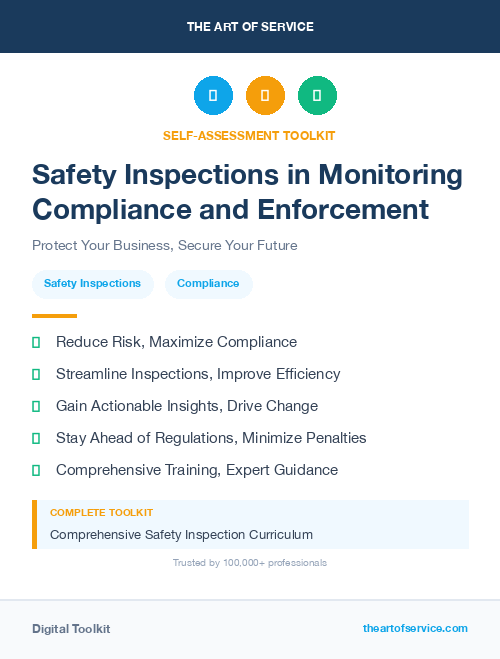 Safety Inspections in Monitoring Compliance and Enforcement