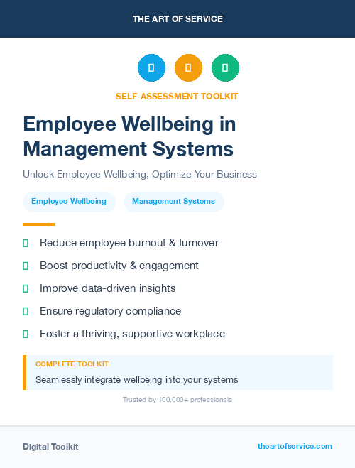 Employee Wellbeing in Management Systems