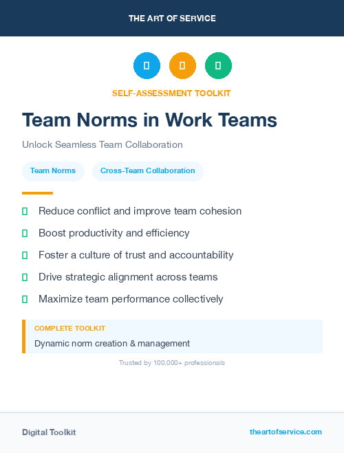 Team Norms in Work Teams