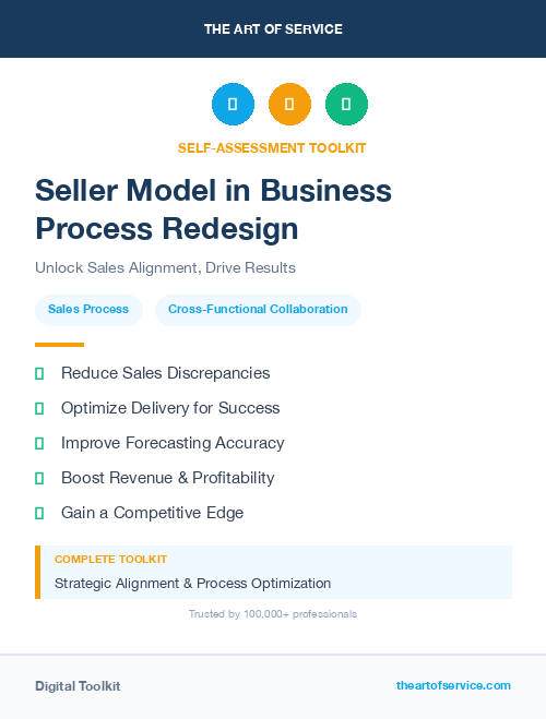 Seller Model in Business Process Redesign