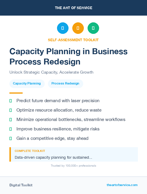 Capacity Planning in Business Process Redesign